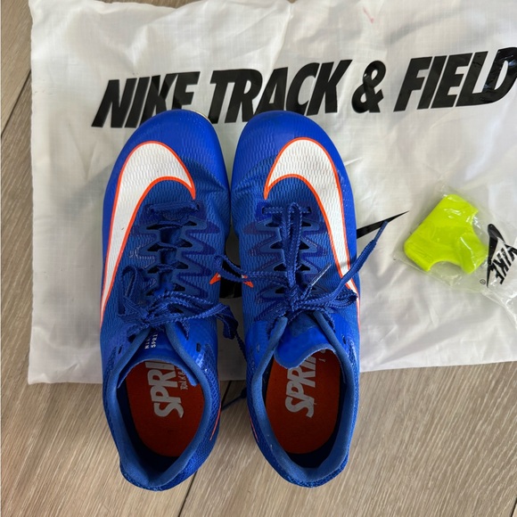 Nike Kids Blue and White Sneakers - Picture 3 of 5